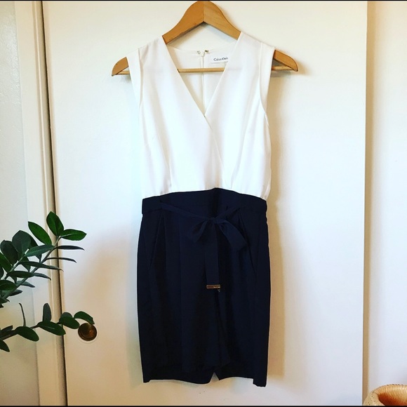 Calvin Klein Pants - Calvin Klein Tie Waist Romper